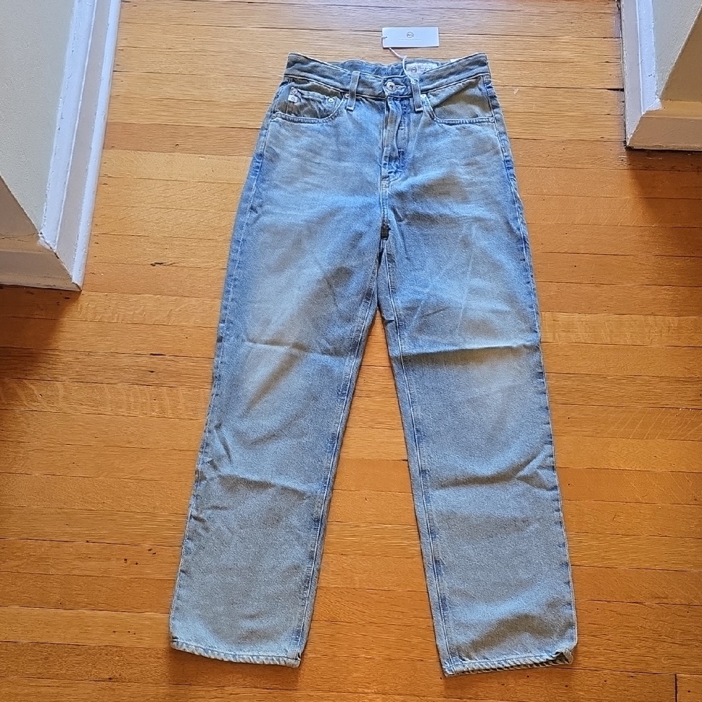 NWT, AG Adriano Goldschmied, Knoxx High Rise Baggy Boyfriend, Women's 24